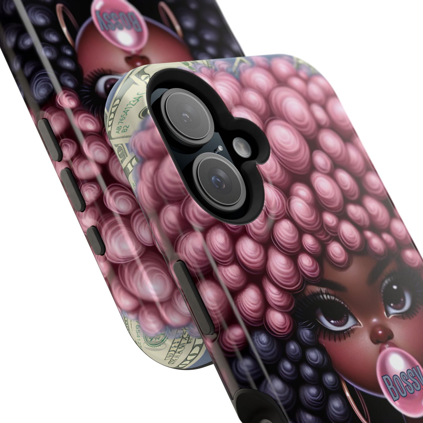 Bossy Girl Magnetic Phone Case, Unique Phone Cover, Chic Tech Accessory, Stylish Gifts for Her, Empowering Phone Case