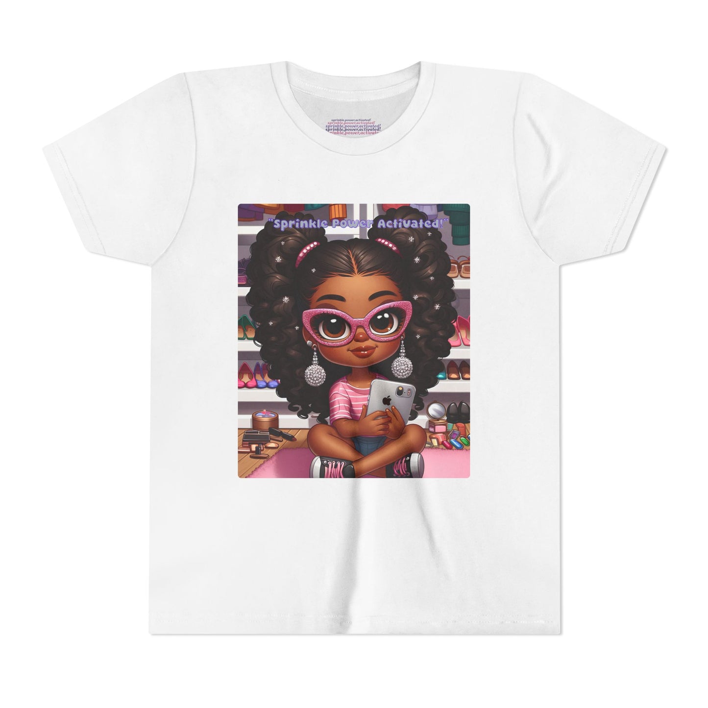 Cute Kids' Tee - 'Sprinkle Power Activated!' Graphic T-Shirt