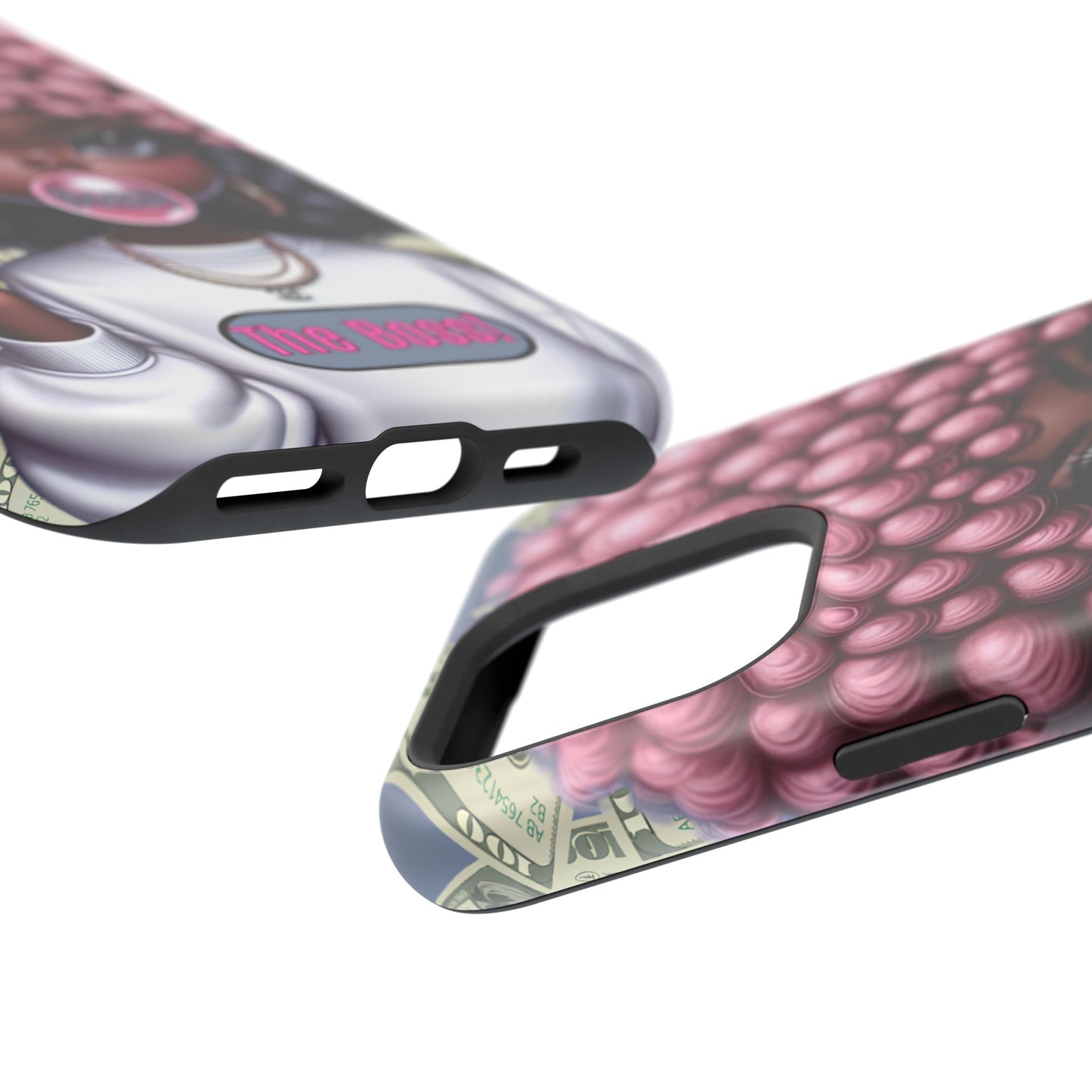Bossy Girl Magnetic Phone Case, Unique Phone Cover, Chic Tech Accessory, Stylish Gifts for Her, Empowering Phone Case