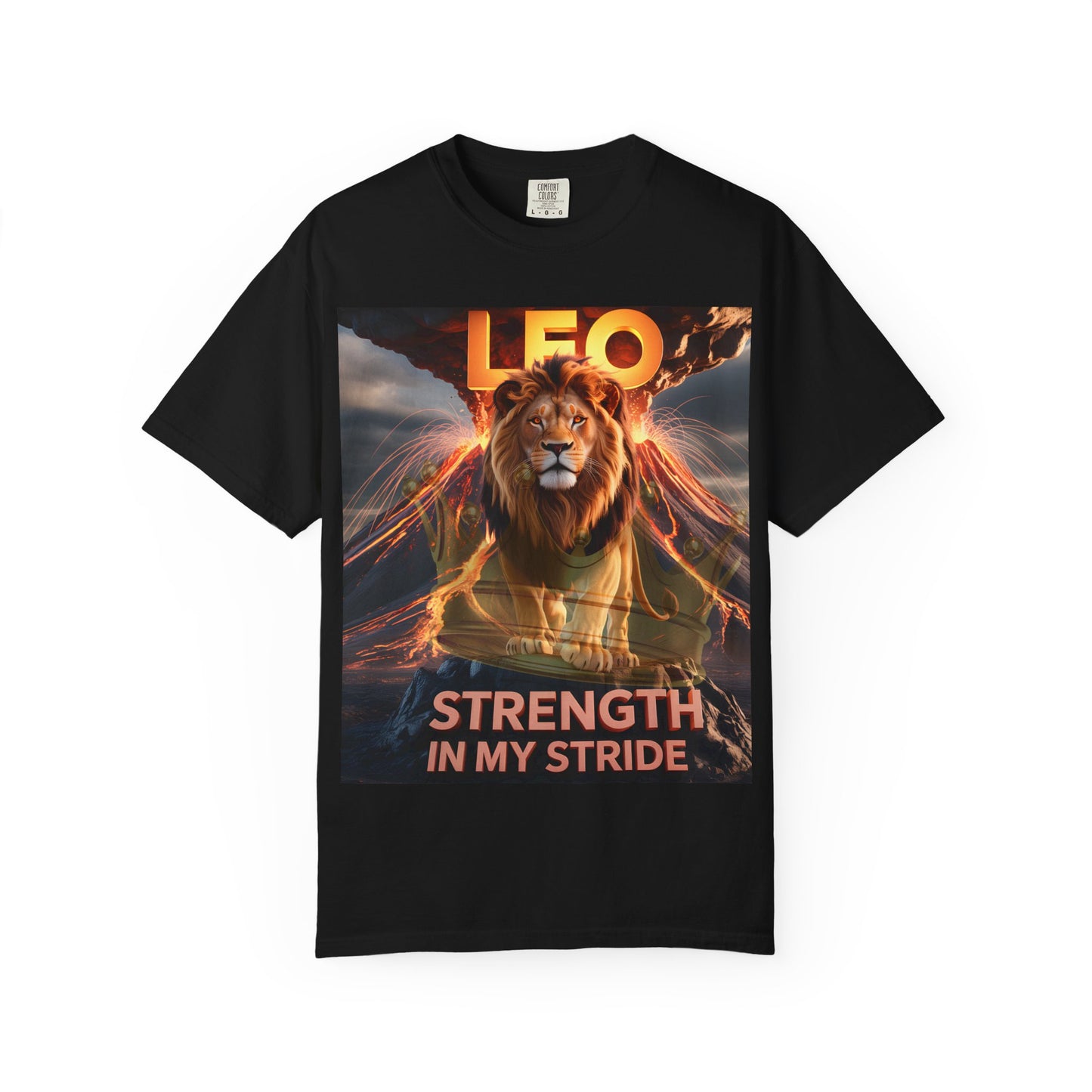 Leo Strength T-shirt for Zodiac Lovers, Astrology Gift, Unisex Tee, Leo Horoscope Apparel, Birthday Gift for Leos