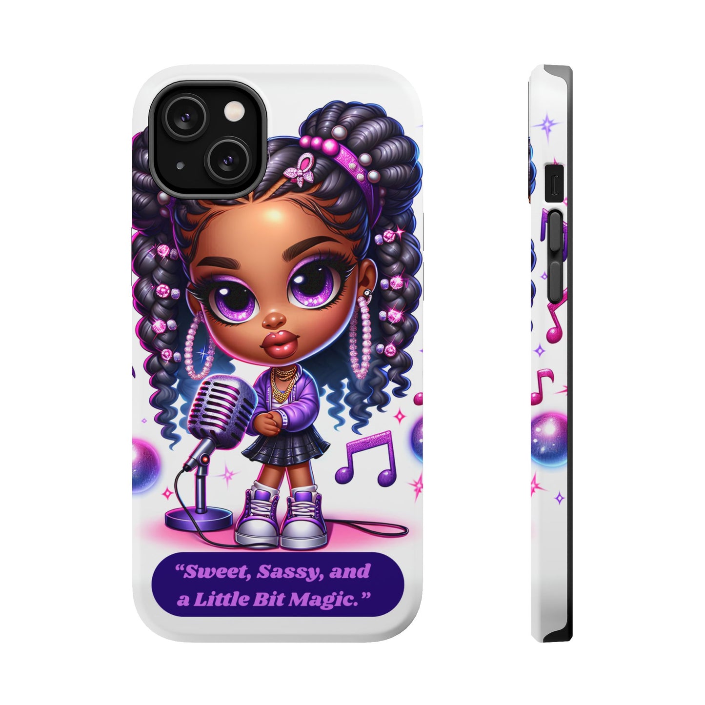 Sweet Sassy Magic Magnetic Tough Case - Cute Phone Cover for Teen Girls