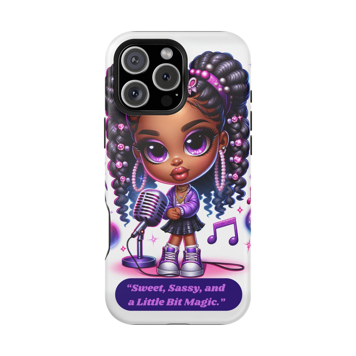 Sweet Sassy Magic Magnetic Tough Case - Cute Phone Cover for Teen Girls