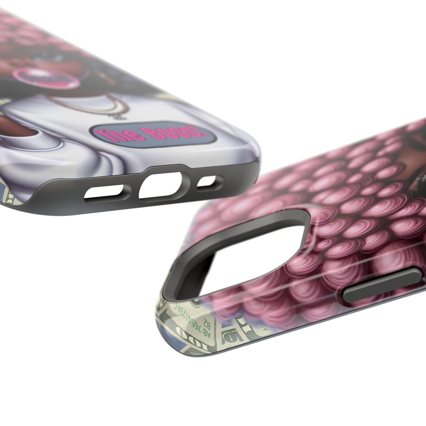 Bossy Girl Magnetic Phone Case, Unique Phone Cover, Chic Tech Accessory, Stylish Gifts for Her, Empowering Phone Case