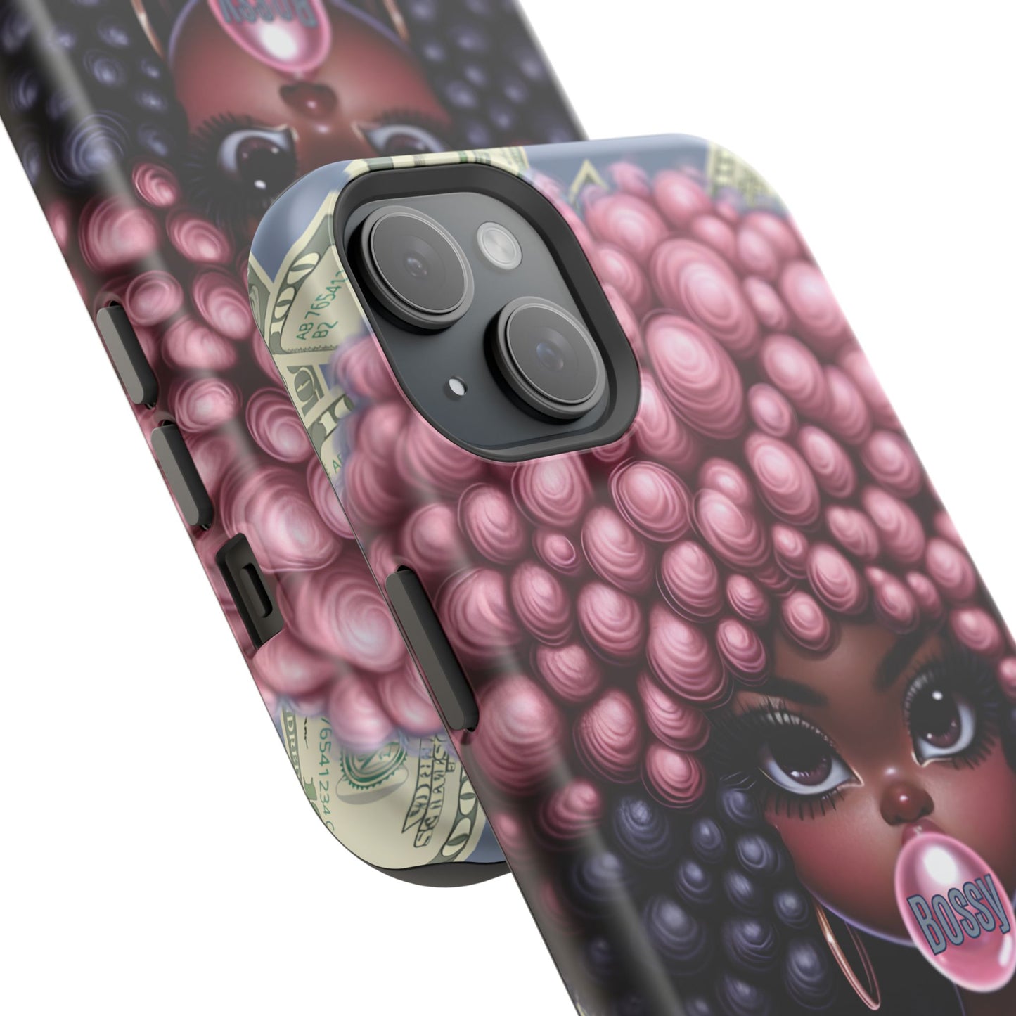 Bossy Girl Magnetic Phone Case, Unique Phone Cover, Chic Tech Accessory, Stylish Gifts for Her, Empowering Phone Case