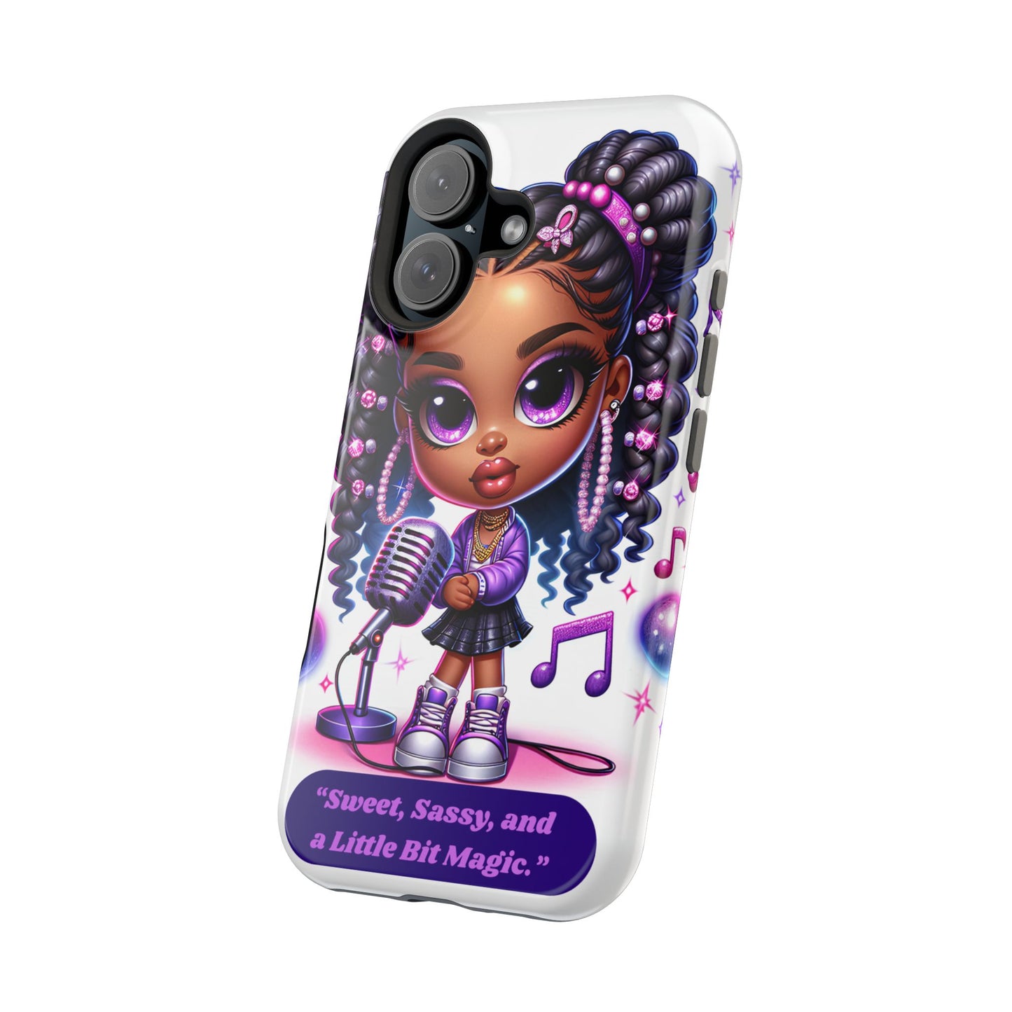 Sweet Sassy Magic Magnetic Tough Case - Cute Phone Cover for Teen Girls