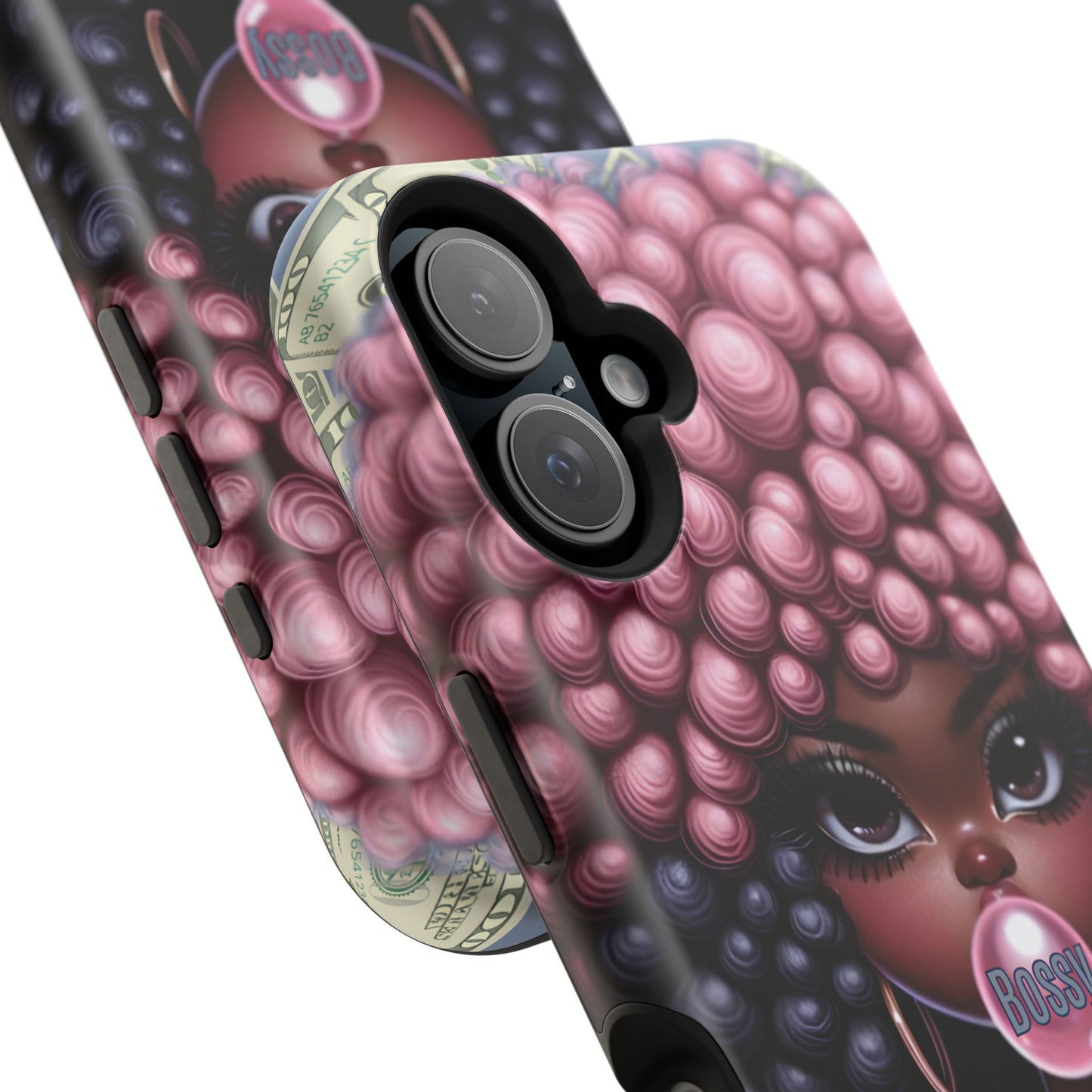 Bossy Girl Magnetic Phone Case, Unique Phone Cover, Chic Tech Accessory, Stylish Gifts for Her, Empowering Phone Case