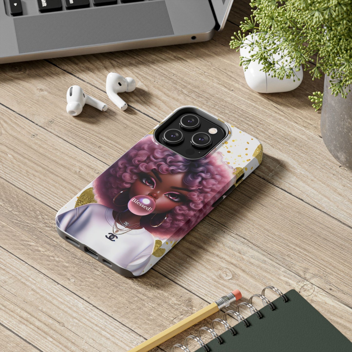 Blessed! Artistic Tough Phone Case for Trendsetters