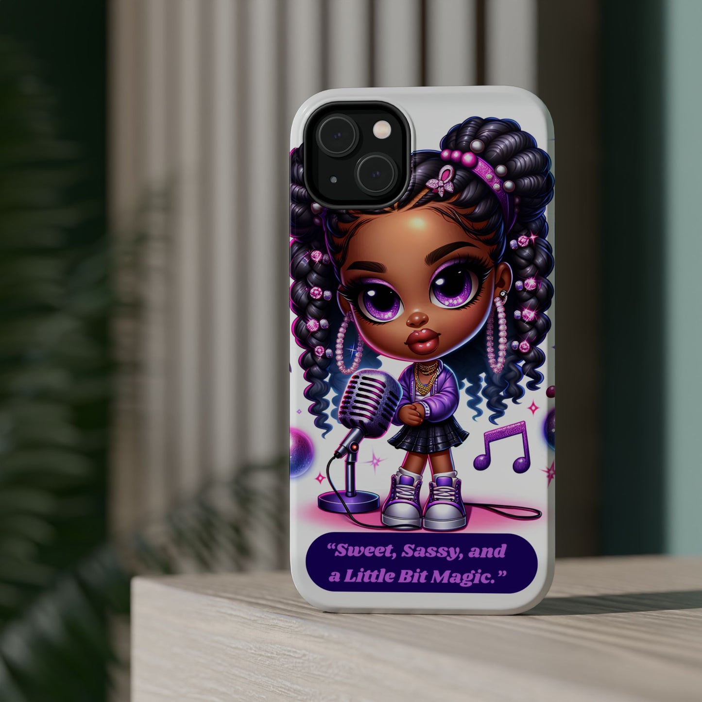 Sweet Sassy Magic Magnetic Tough Case - Cute Phone Cover for Teen Girls