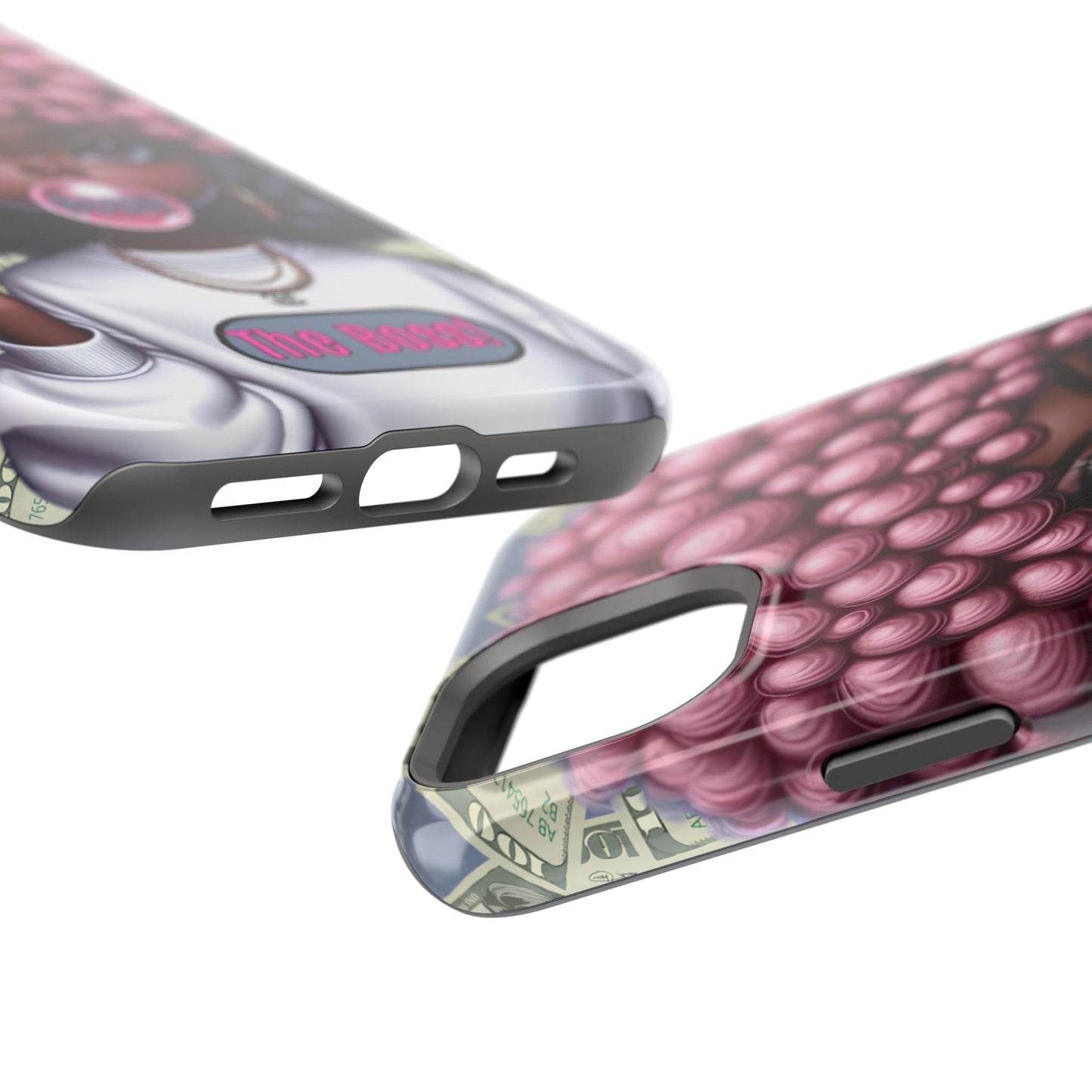 Bossy Girl Magnetic Phone Case, Unique Phone Cover, Chic Tech Accessory, Stylish Gifts for Her, Empowering Phone Case