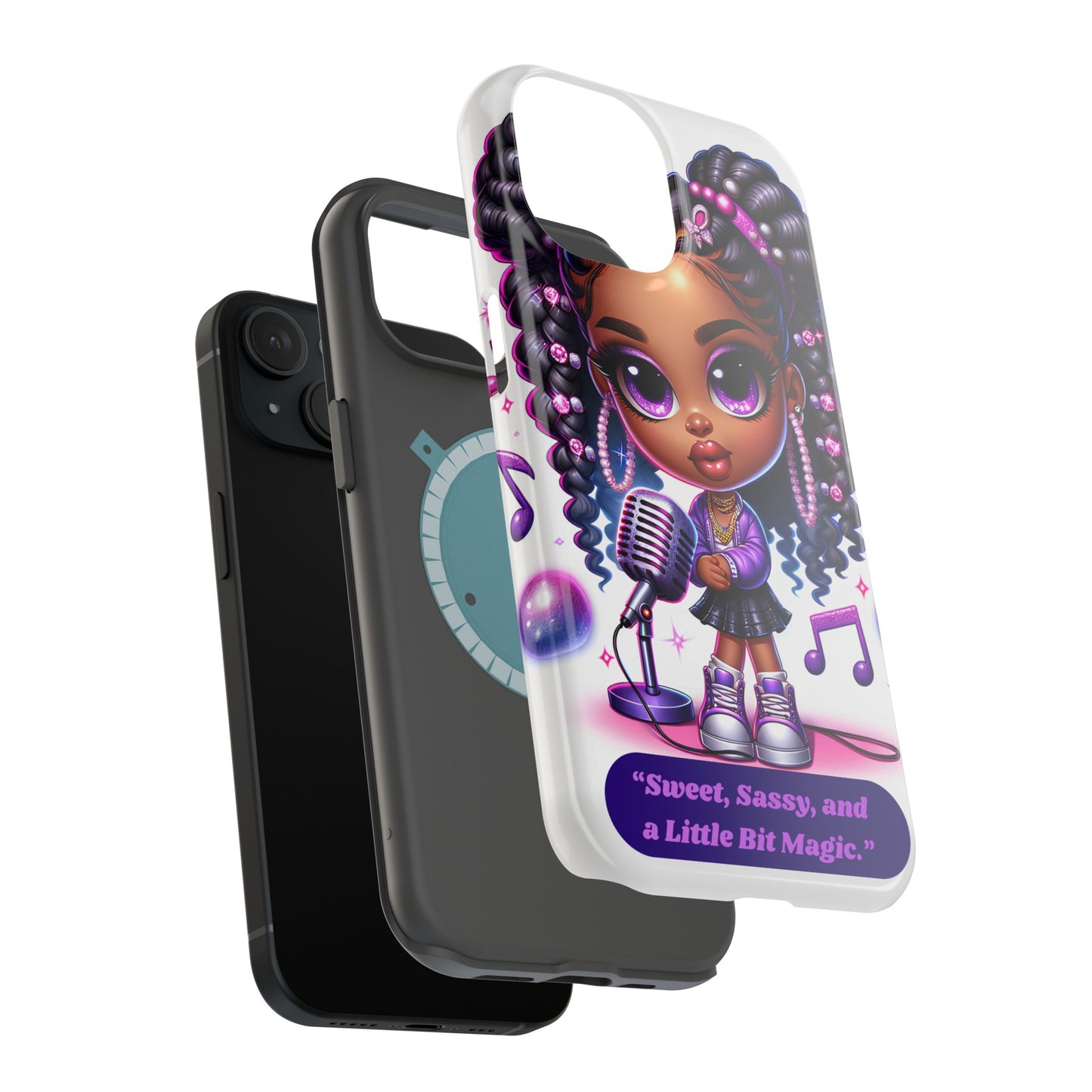 Sweet Sassy Magic Magnetic Tough Case - Cute Phone Cover for Teen Girls