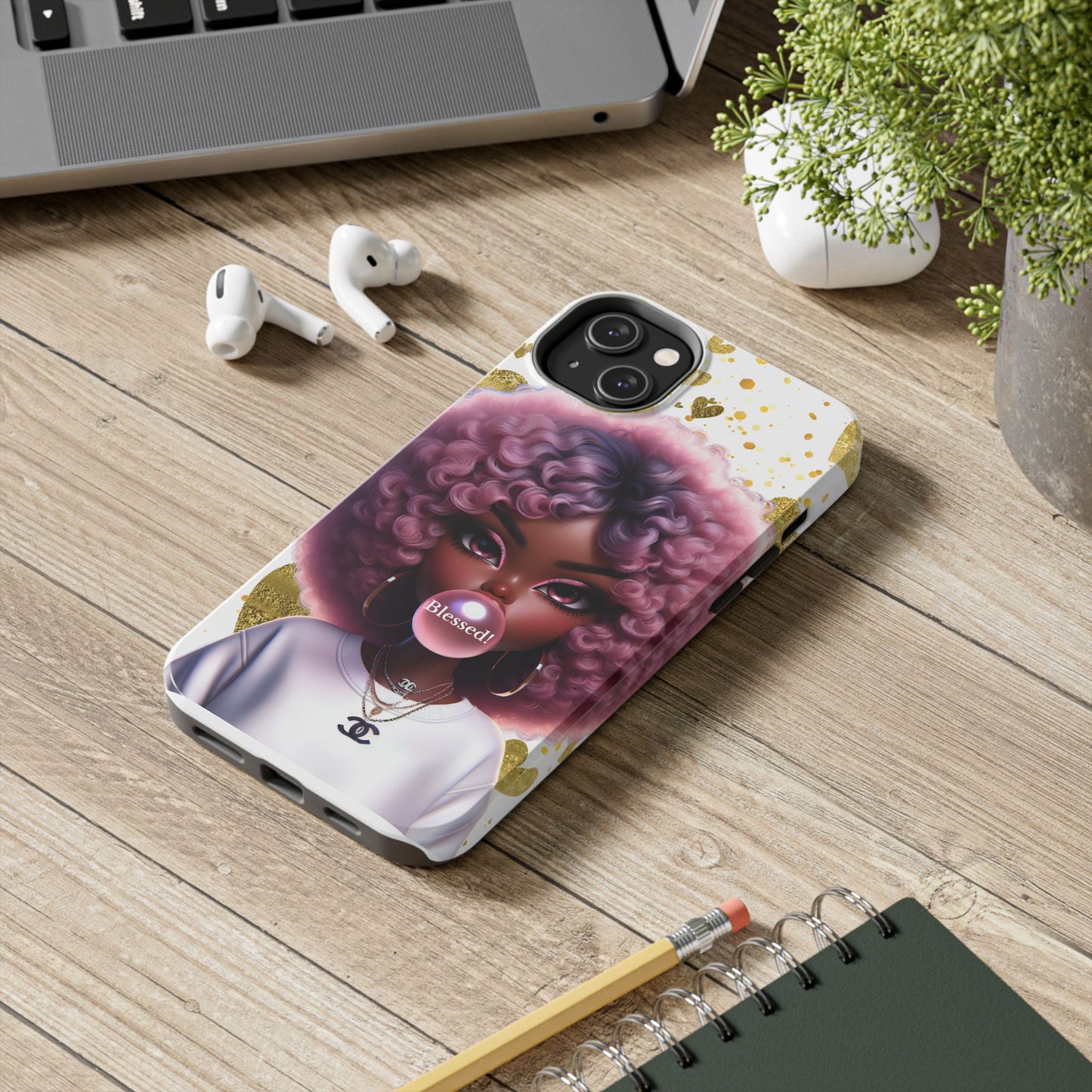 Blessed! Artistic Tough Phone Case for Trendsetters