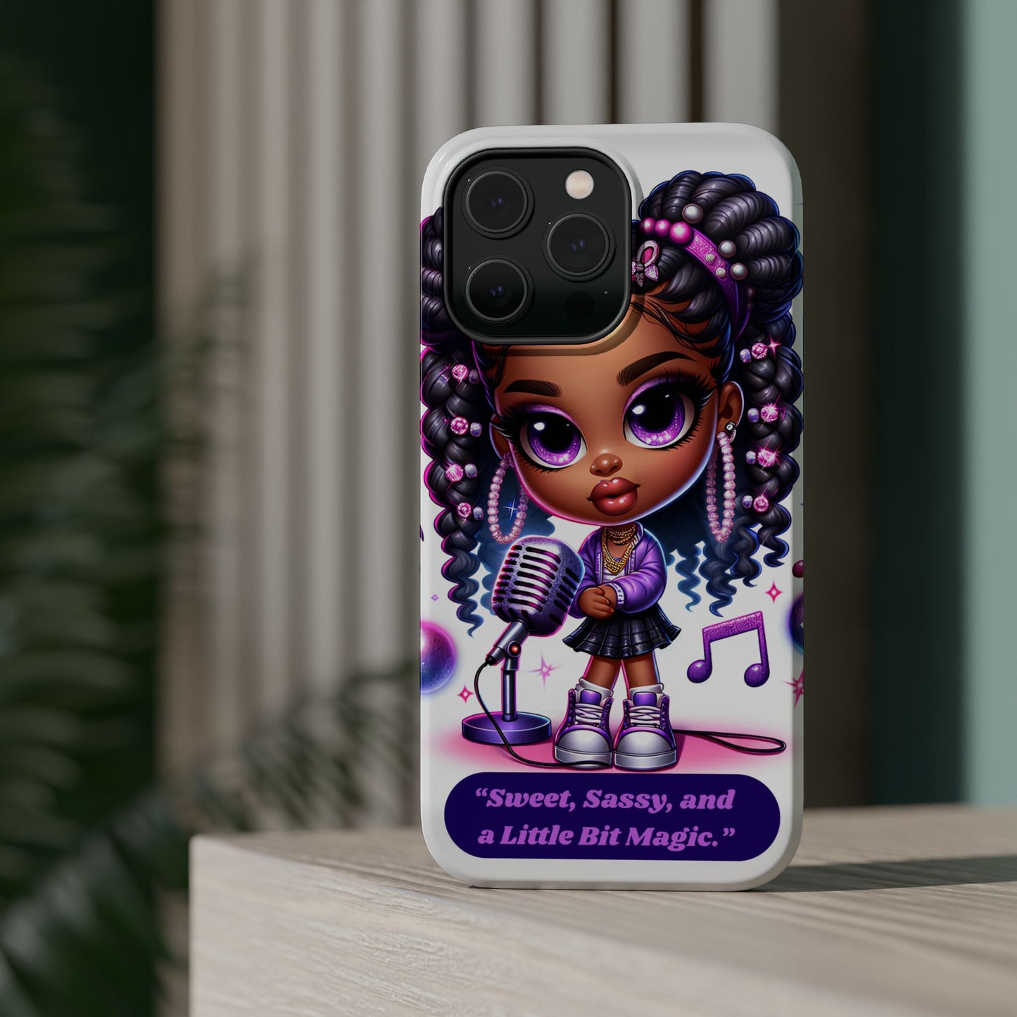 Sweet Sassy Magic Magnetic Tough Case - Cute Phone Cover for Teen Girls