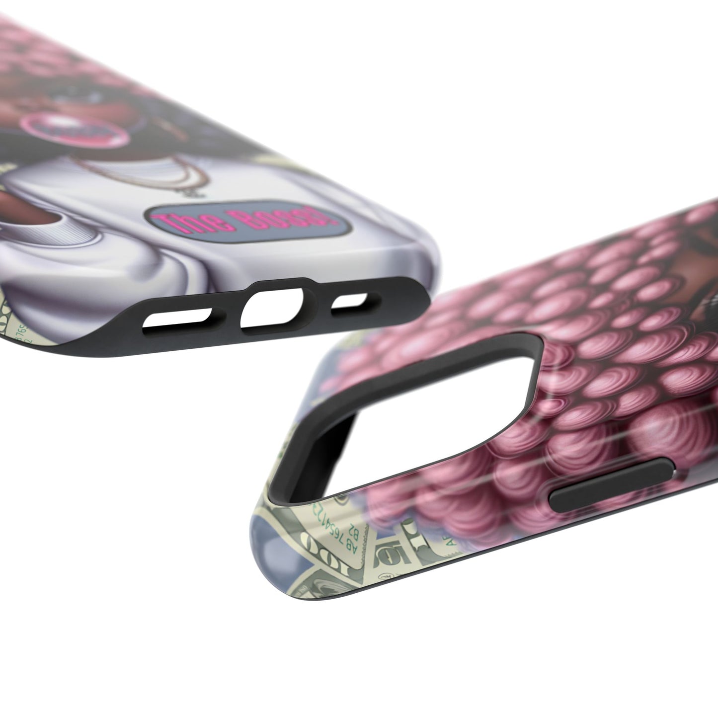 Bossy Girl Magnetic Phone Case, Unique Phone Cover, Chic Tech Accessory, Stylish Gifts for Her, Empowering Phone Case