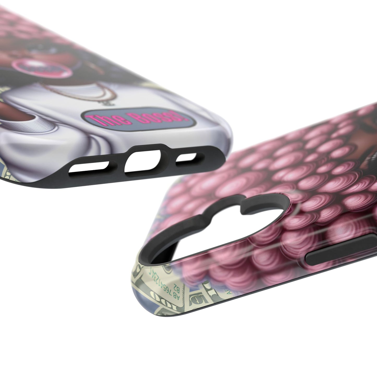 Bossy Girl Magnetic Phone Case, Unique Phone Cover, Chic Tech Accessory, Stylish Gifts for Her, Empowering Phone Case
