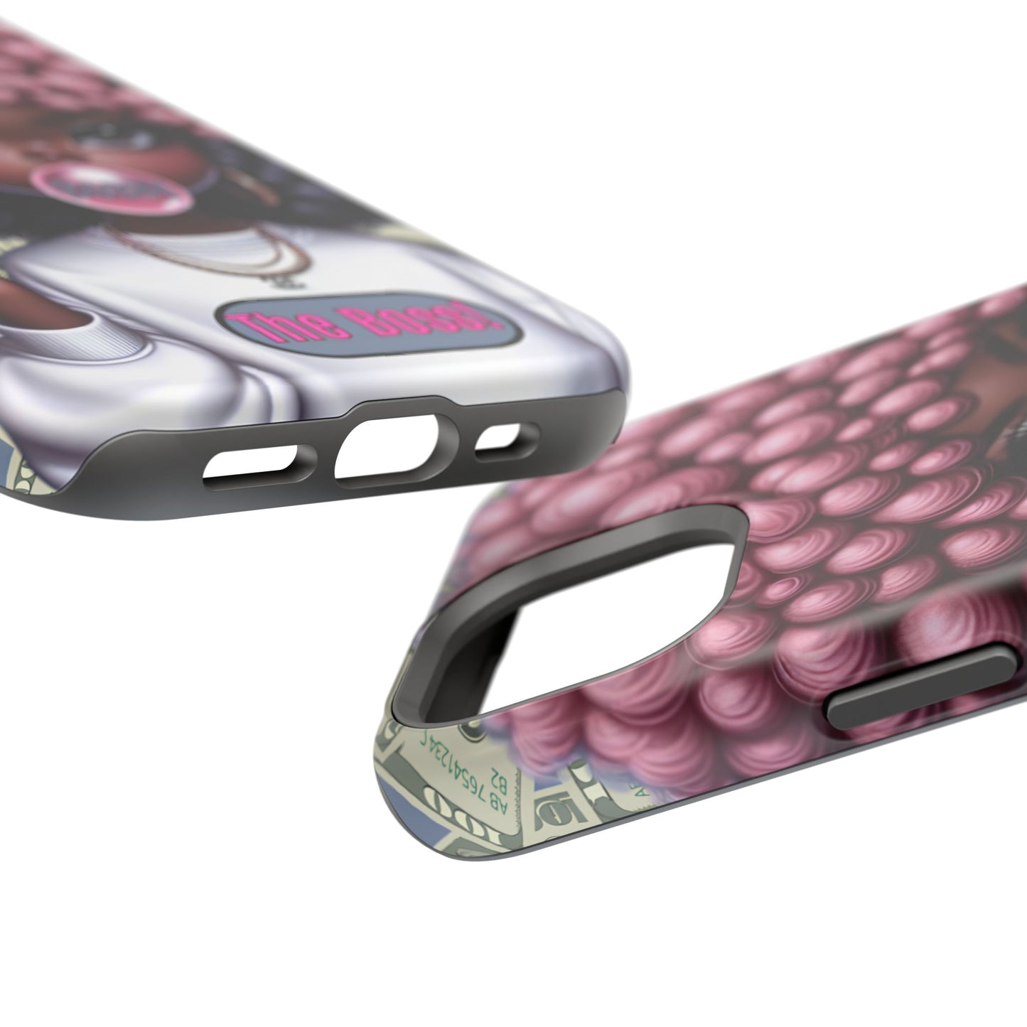 Bossy Girl Magnetic Phone Case, Unique Phone Cover, Chic Tech Accessory, Stylish Gifts for Her, Empowering Phone Case