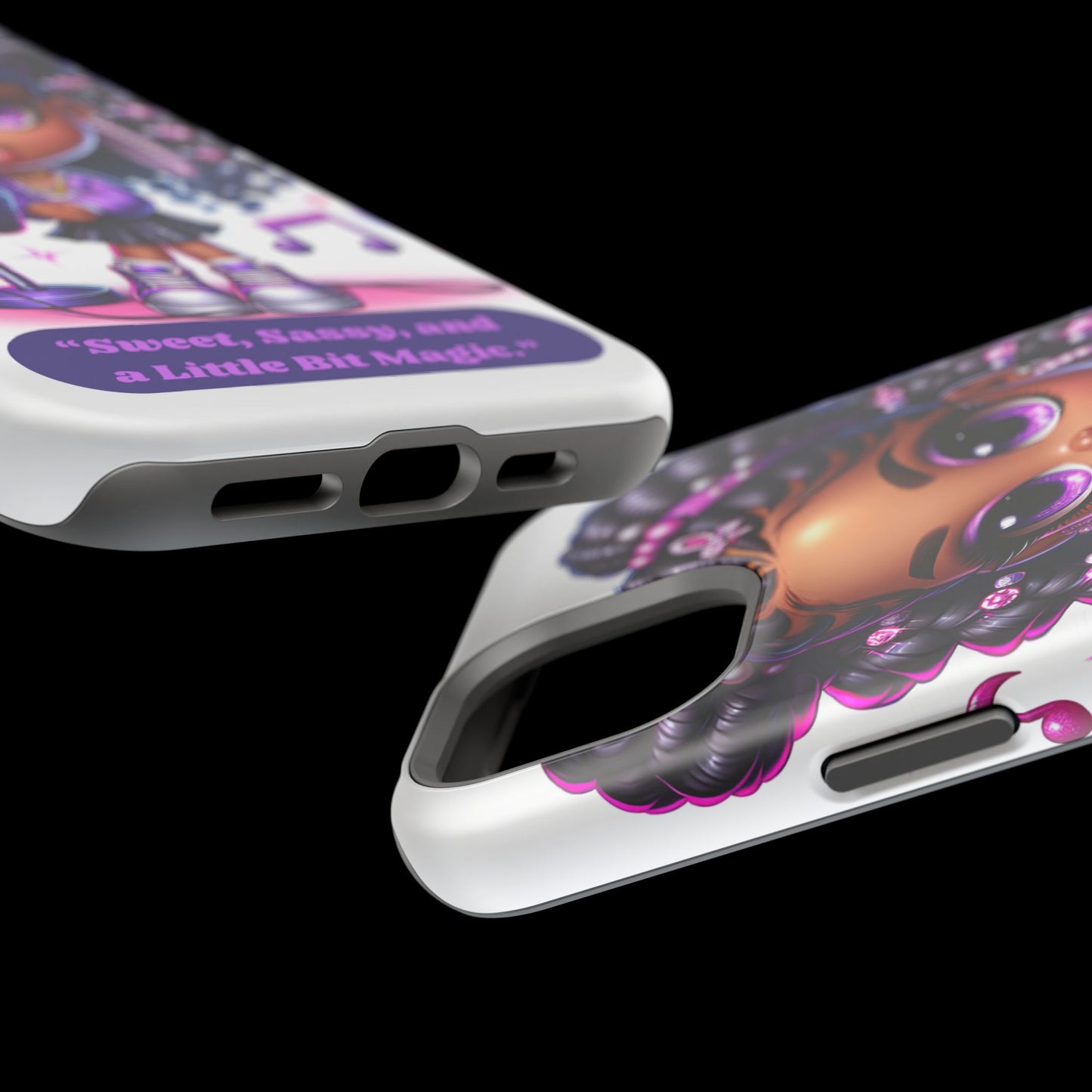 Sweet Sassy Magic Magnetic Tough Case - Cute Phone Cover for Teen Girls