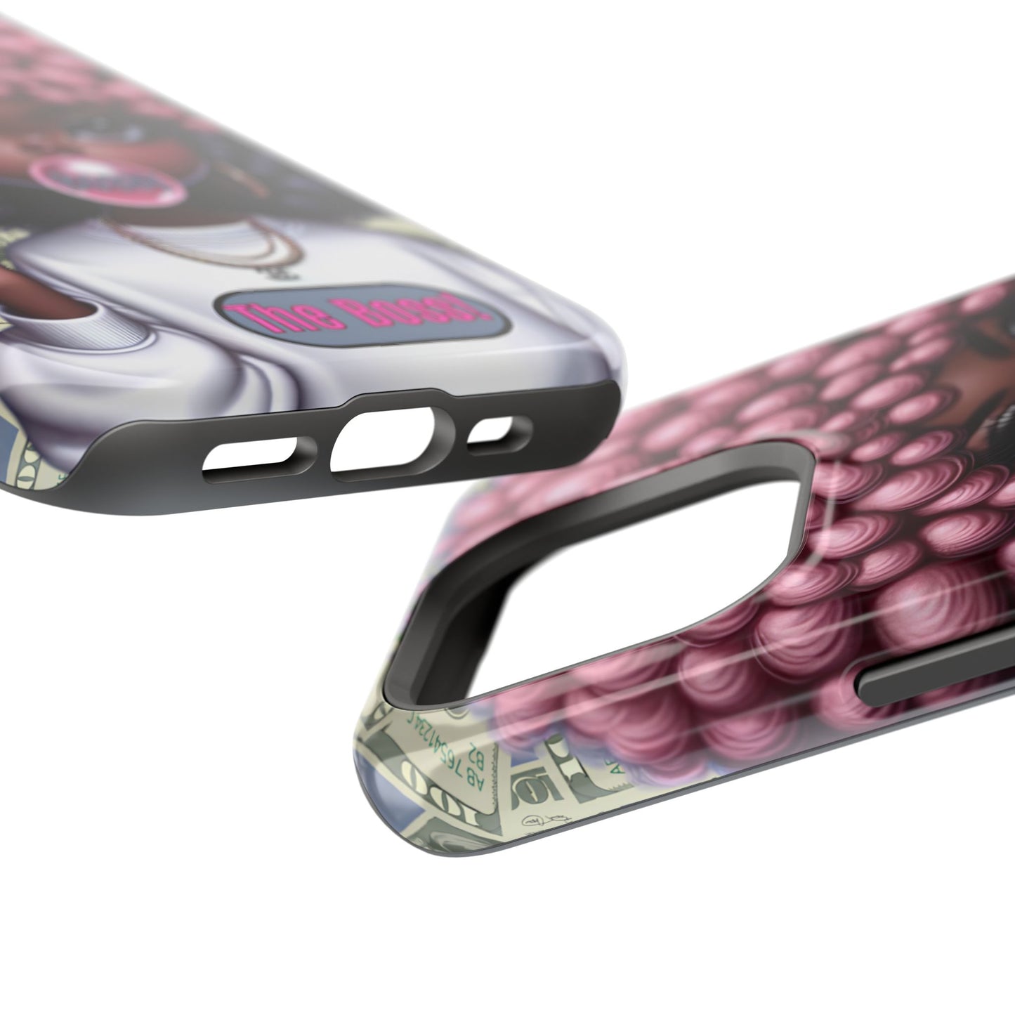 Bossy Girl Magnetic Phone Case, Unique Phone Cover, Chic Tech Accessory, Stylish Gifts for Her, Empowering Phone Case