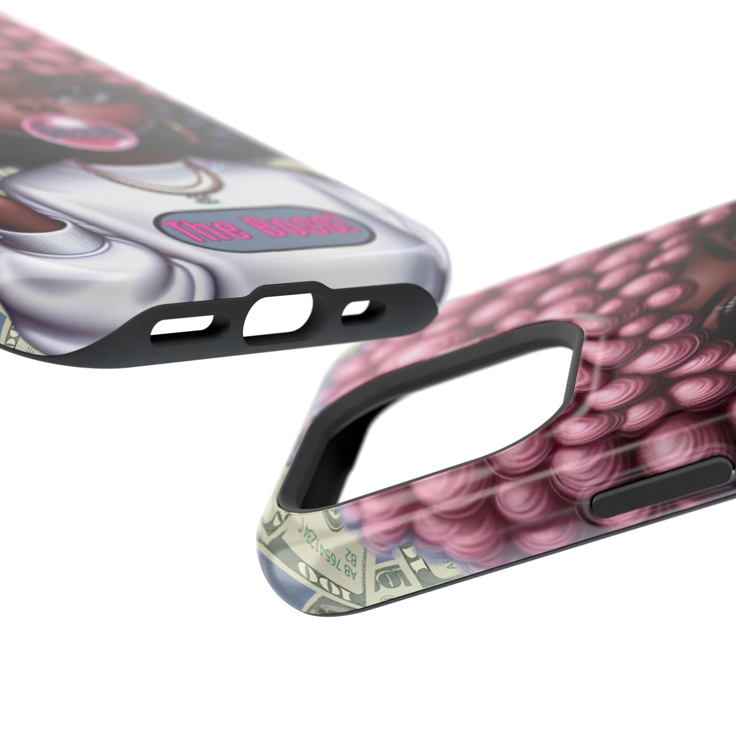Bossy Girl Magnetic Phone Case, Unique Phone Cover, Chic Tech Accessory, Stylish Gifts for Her, Empowering Phone Case