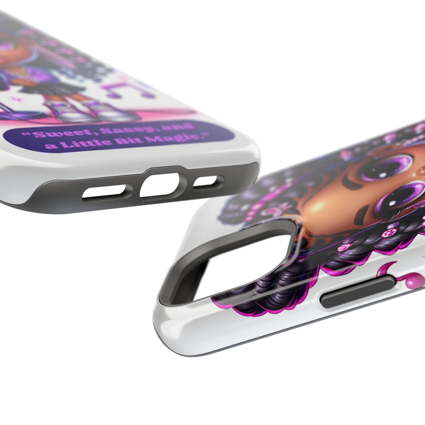 Sweet Sassy Magic Magnetic Tough Case - Cute Phone Cover for Teen Girls