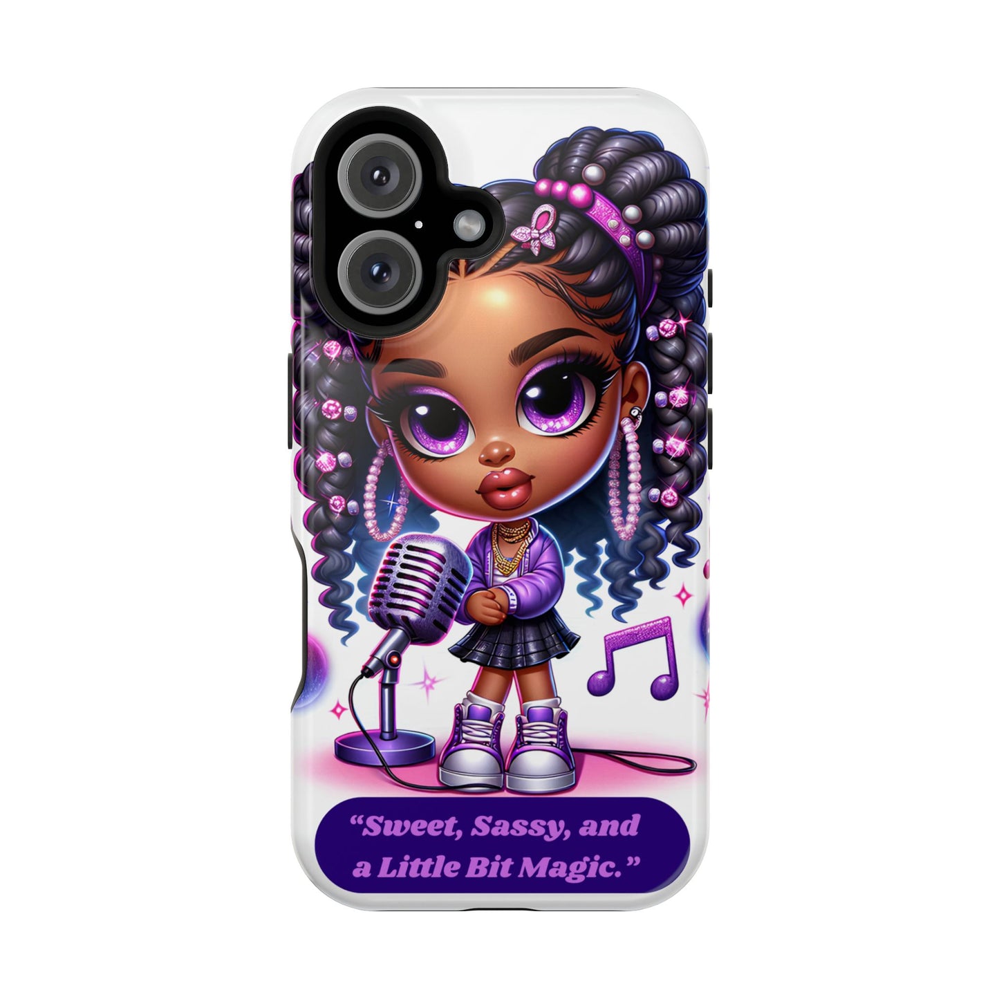 Sweet Sassy Magic Magnetic Tough Case - Cute Phone Cover for Teen Girls