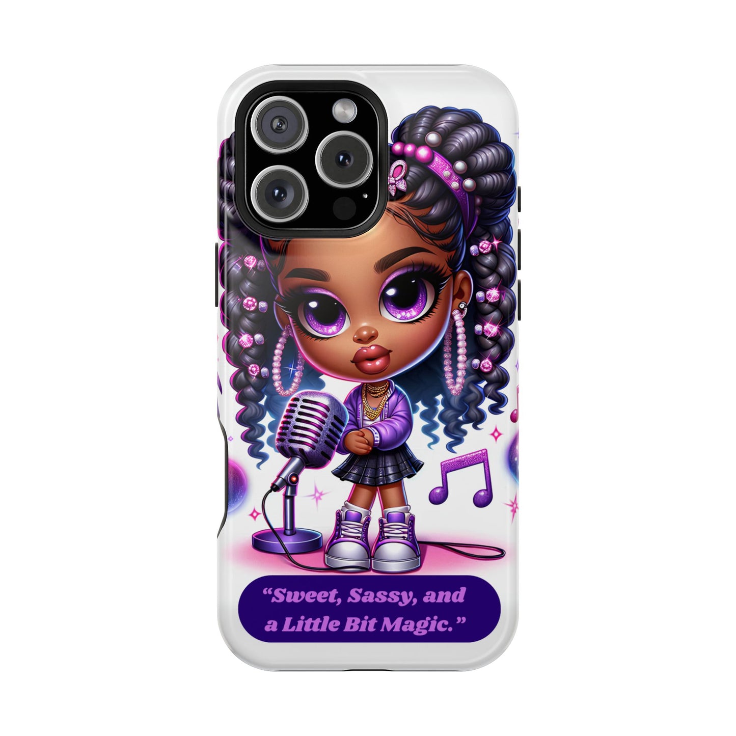 Sweet Sassy Magic Magnetic Tough Case - Cute Phone Cover for Teen Girls