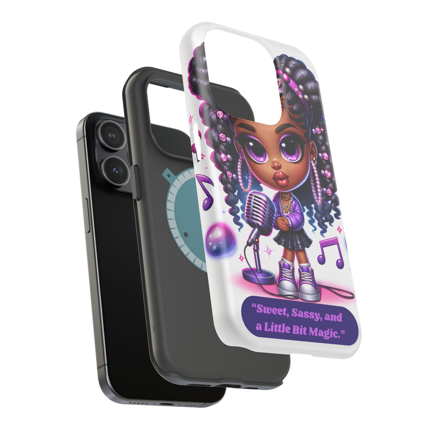 Sweet Sassy Magic Magnetic Tough Case - Cute Phone Cover for Teen Girls