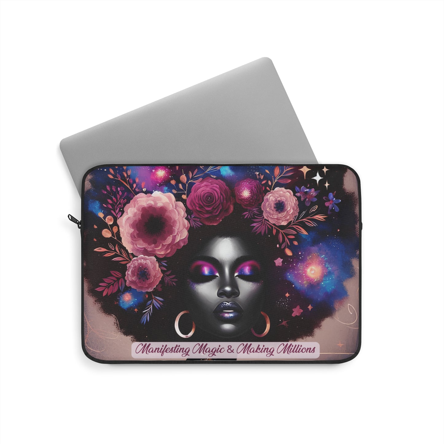Bohemian Laptop Sleeve - 'Manifesting Magic & Making Millions'