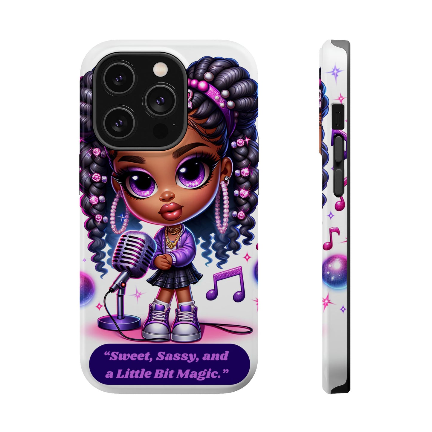 Sweet Sassy Magic Magnetic Tough Case - Cute Phone Cover for Teen Girls