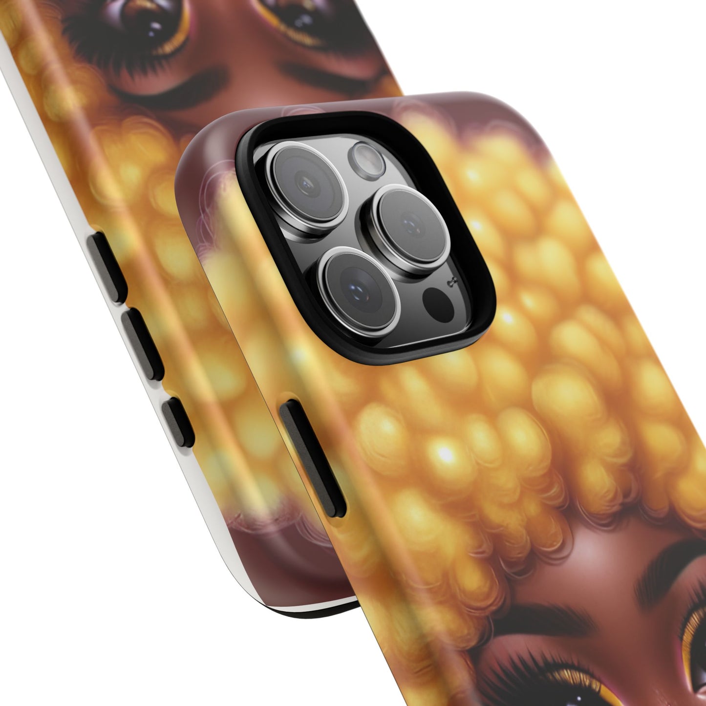 Ambitious Afro bubblegum iPhone Case - Tough Cases for Bold Expression