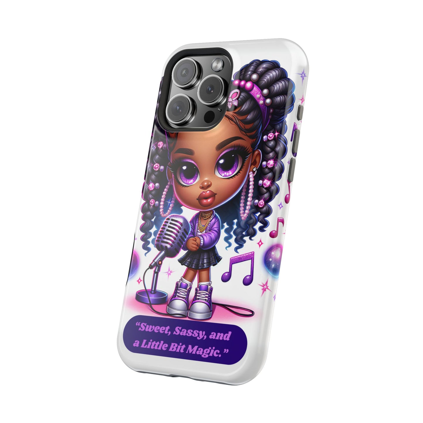 Sweet Sassy Magic Magnetic Tough Case - Cute Phone Cover for Teen Girls