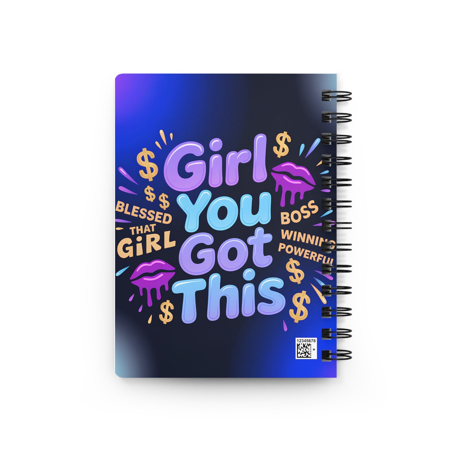 Empowering Spiral Bound Journal - "Girl You Got This" - Motivational Notebook, Gift for Boss Babes, Journaling, Girls' Night Out, [...]