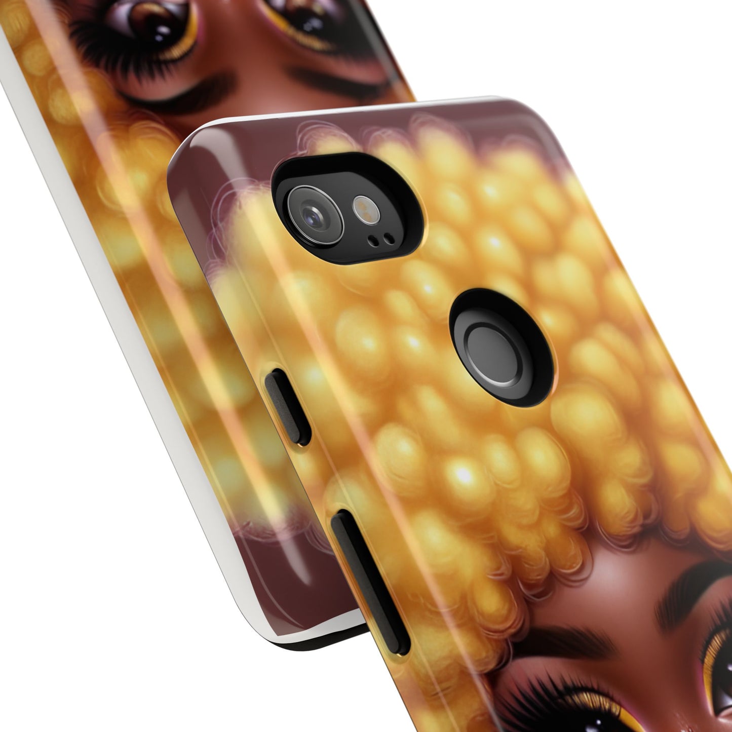 Ambitious Afro bubblegum iPhone Case - Tough Cases for Bold Expression
