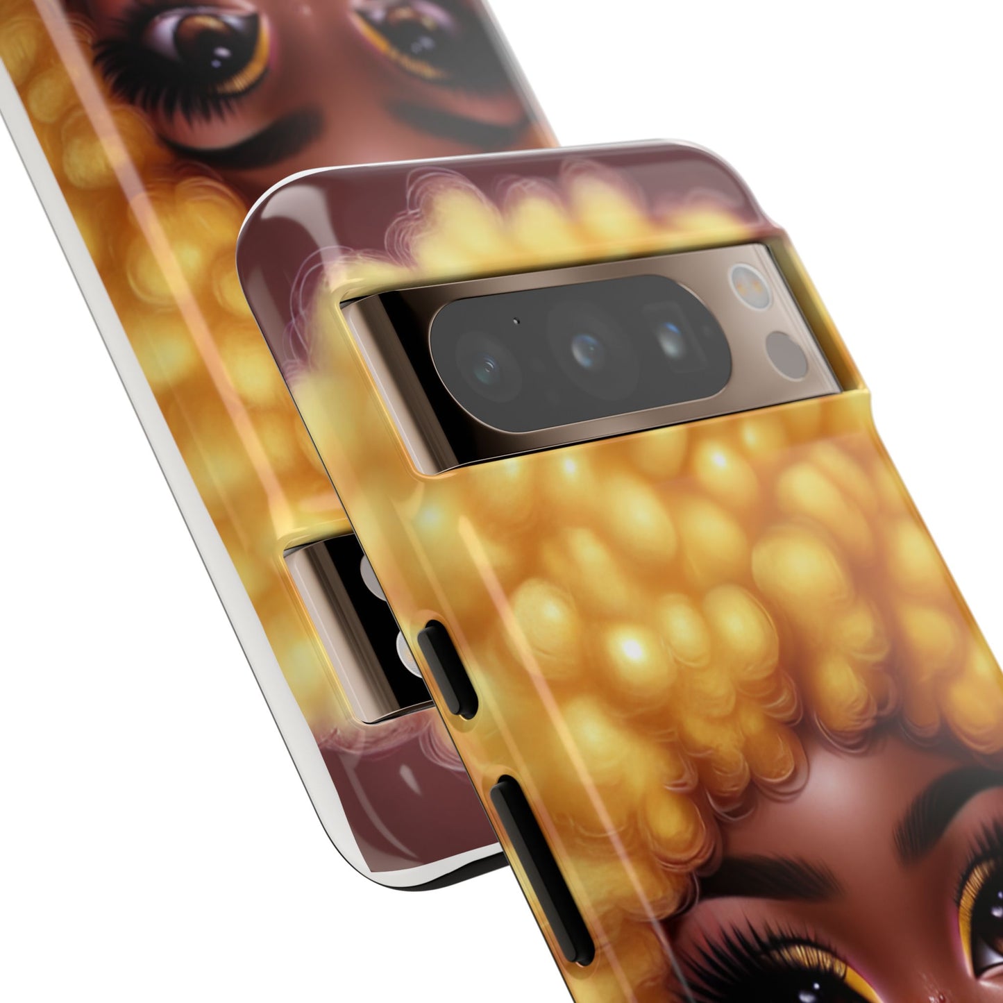 Ambitious Afro bubblegum iPhone Case - Tough Cases for Bold Expression
