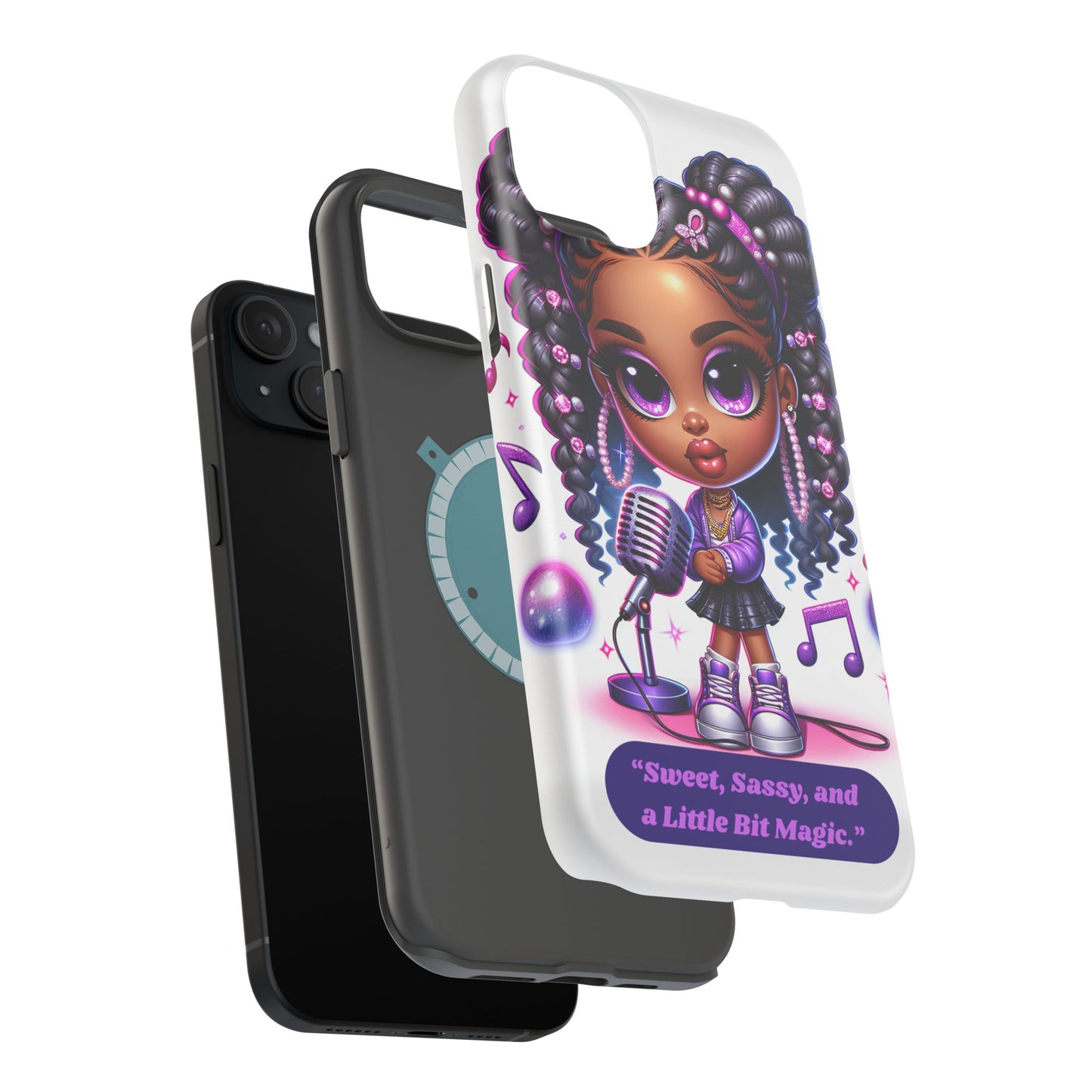 Sweet Sassy Magic Magnetic Tough Case - Cute Phone Cover for Teen Girls