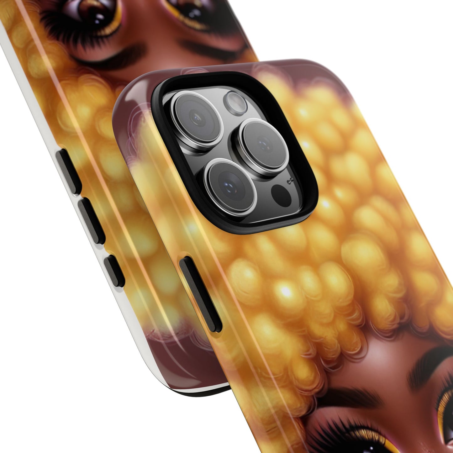 Ambitious Afro bubblegum iPhone Case - Tough Cases for Bold Expression