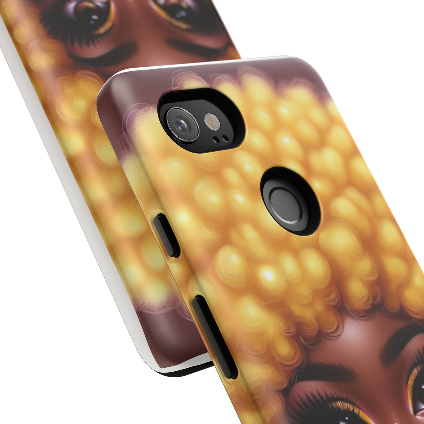 Ambitious Afro bubblegum iPhone Case - Tough Cases for Bold Expression