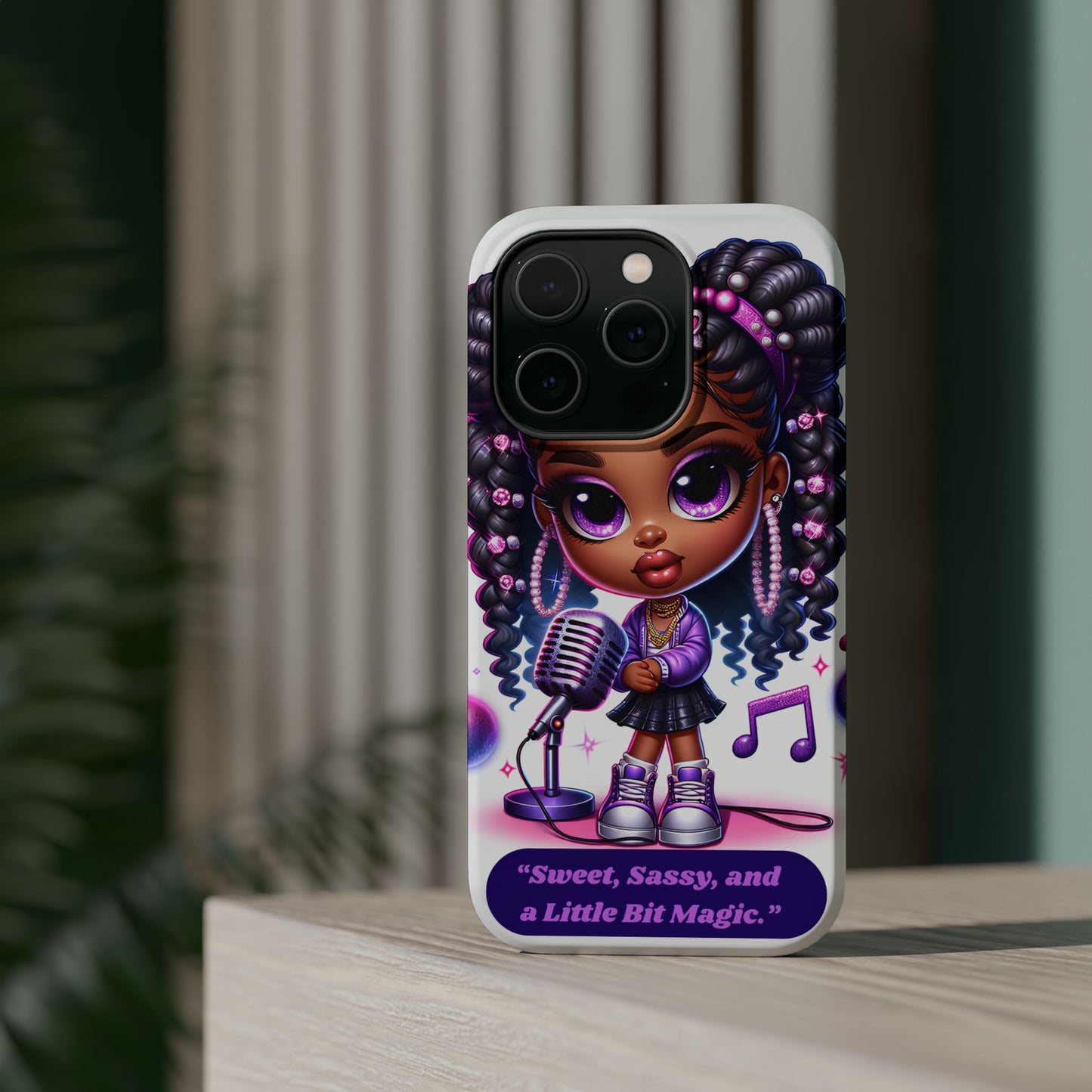 Sweet Sassy Magic Magnetic Tough Case - Cute Phone Cover for Teen Girls