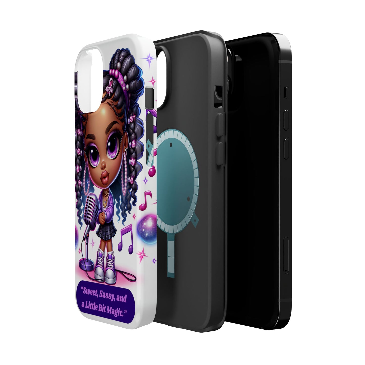 Sweet Sassy Magic Magnetic Tough Case - Cute Phone Cover for Teen Girls