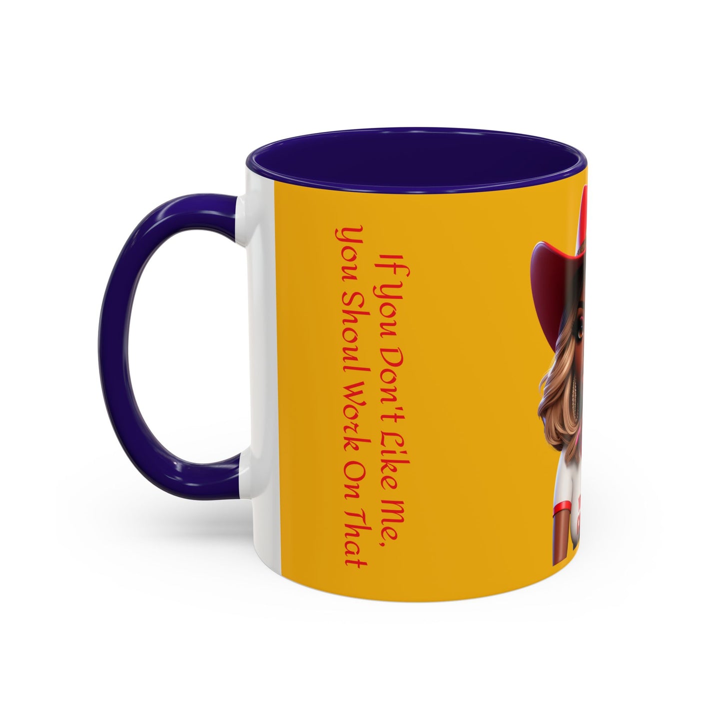 Bold Statement Mug, Coffee Cup for Confident Individuals, Gift for Friends, Inspirational Tea Mug, Black Handle, Fun Kitchen Decor