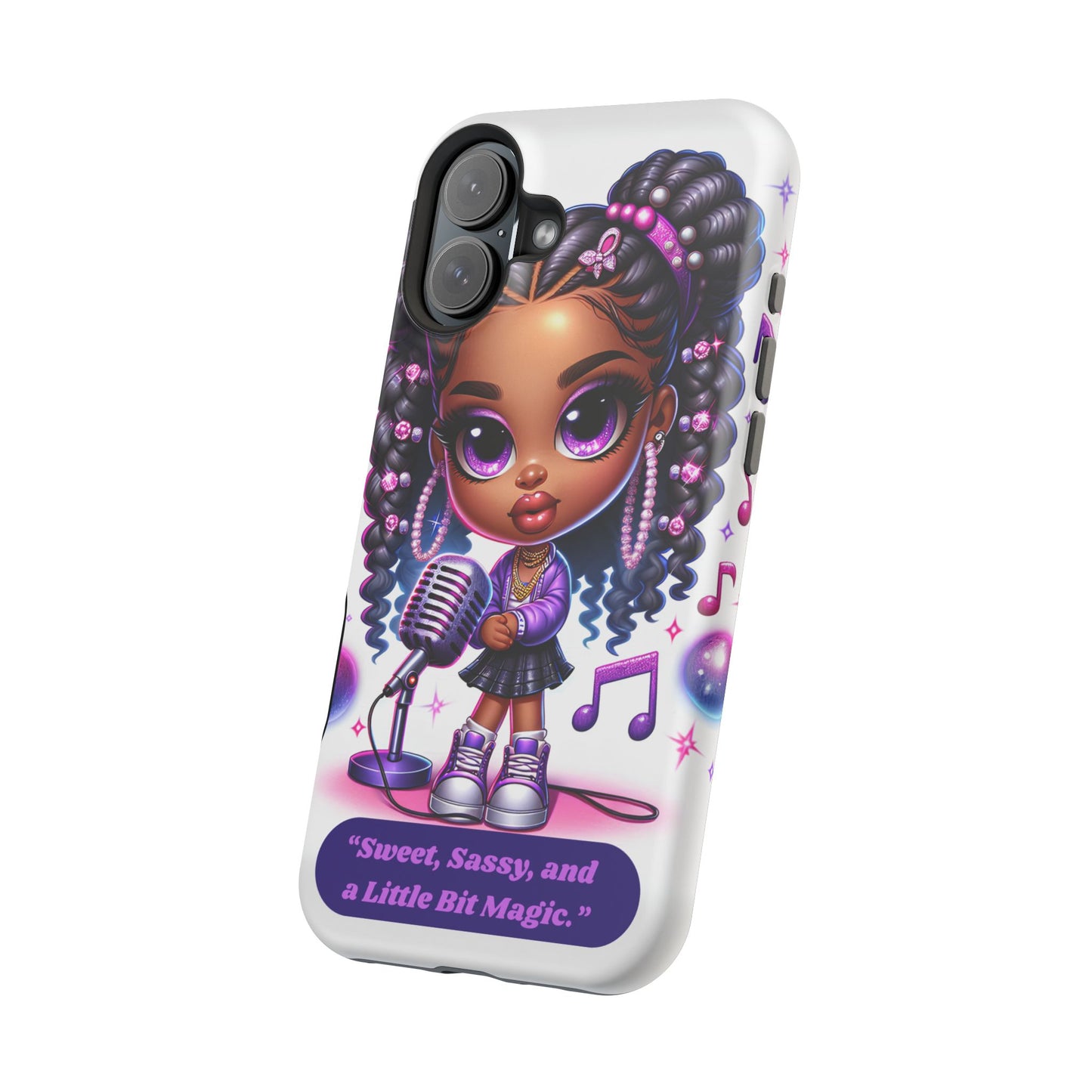 Sweet Sassy Magic Magnetic Tough Case - Cute Phone Cover for Teen Girls