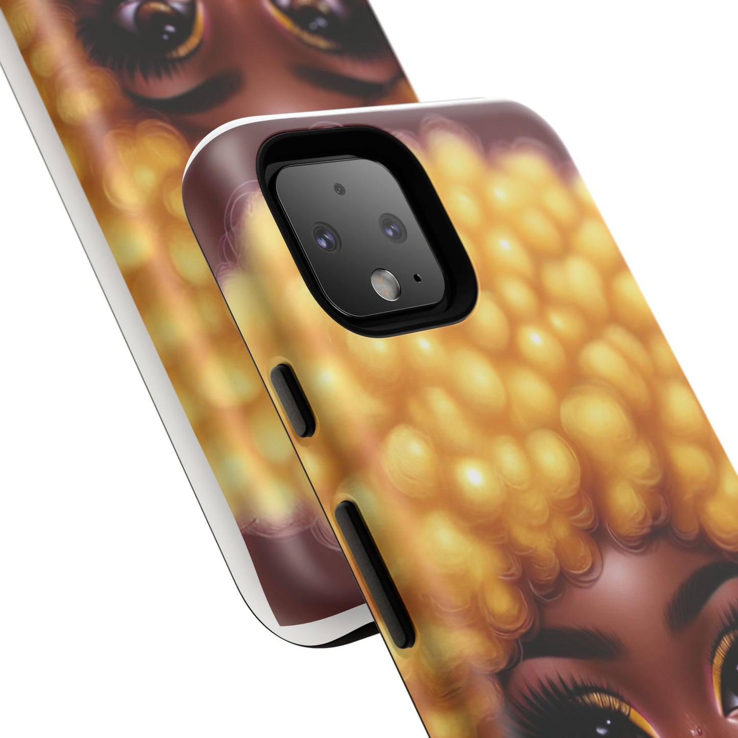 Ambitious Afro bubblegum iPhone Case - Tough Cases for Bold Expression
