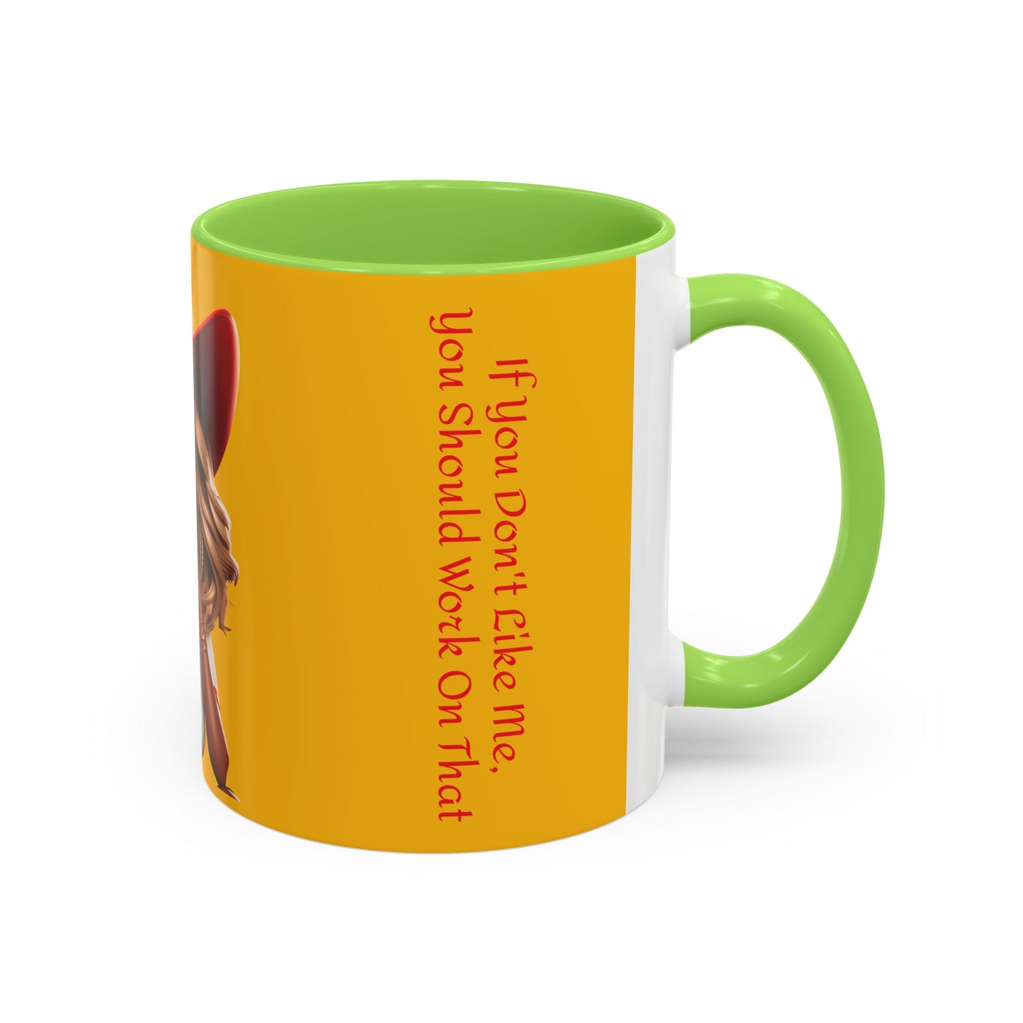 Bold Statement Mug, Coffee Cup for Confident Individuals, Gift for Friends, Inspirational Tea Mug, Black Handle, Fun Kitchen Decor