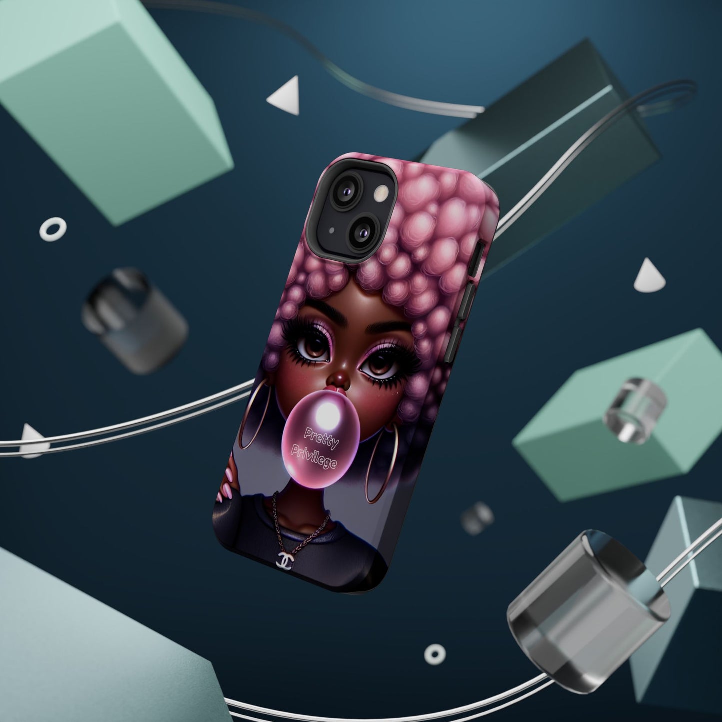 Vibrant Magnetic Tough Case - Pretty Privilege Design