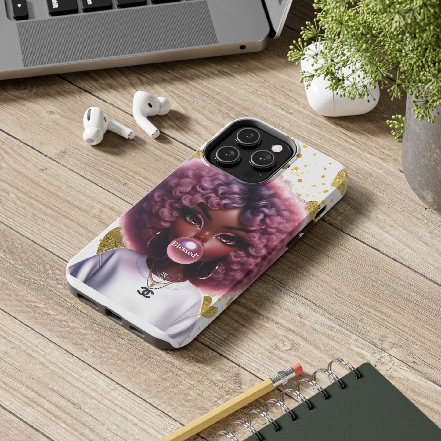 Blessed! Artistic Tough Phone Case for Trendsetters