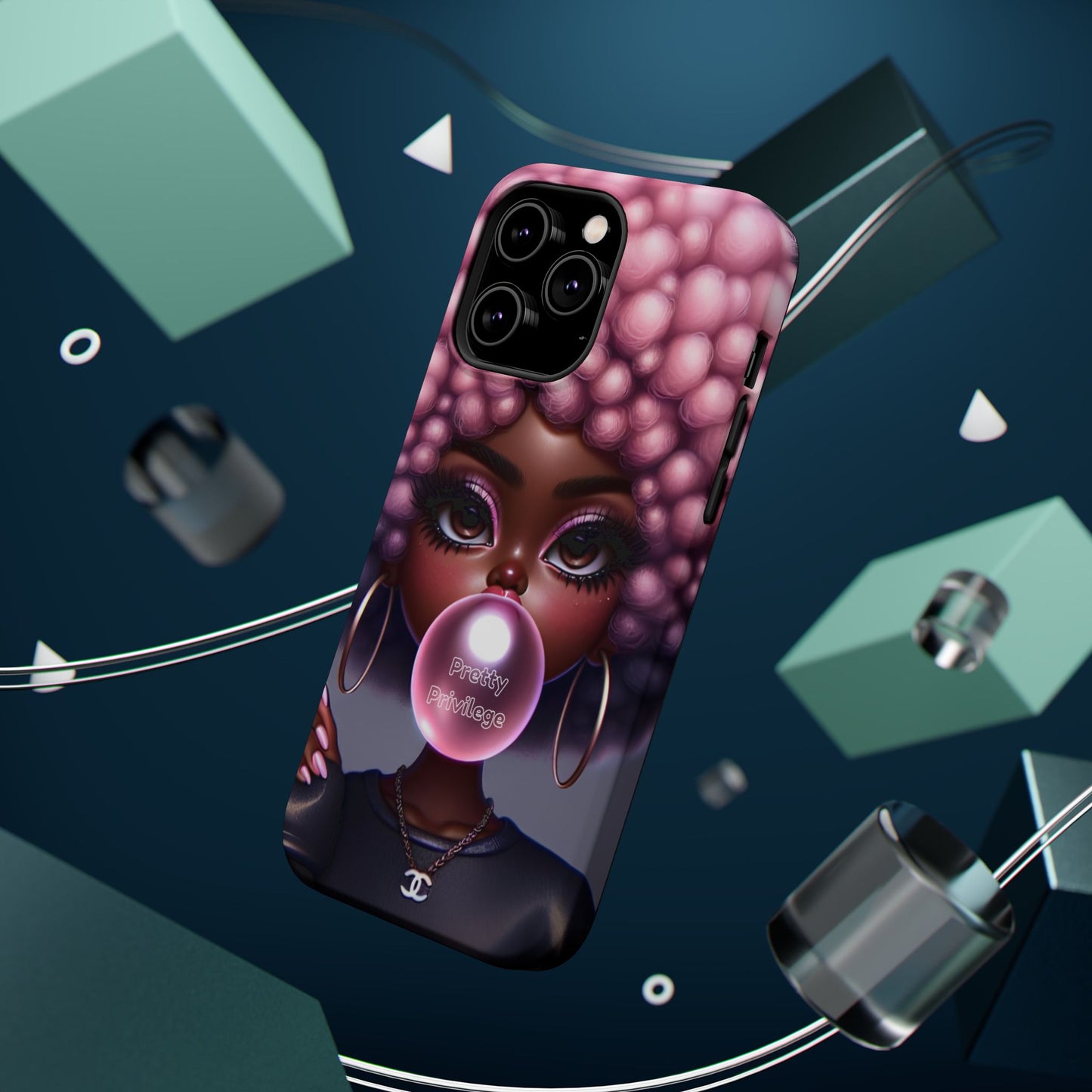Vibrant Magnetic Tough Case - Pretty Privilege Design