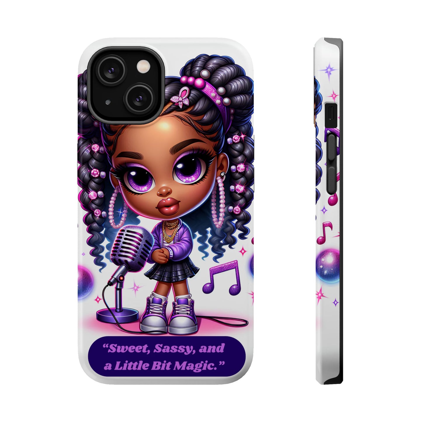 Sweet Sassy Magic Magnetic Tough Case - Cute Phone Cover for Teen Girls
