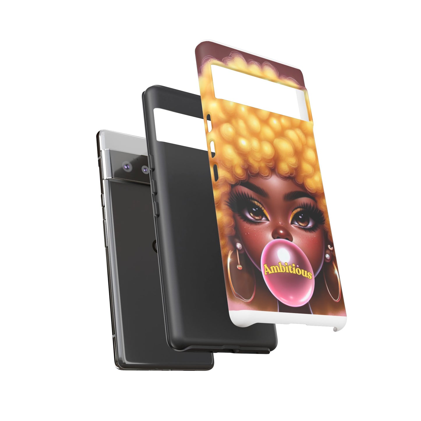 Ambitious Afro bubblegum iPhone Case - Tough Cases for Bold Expression