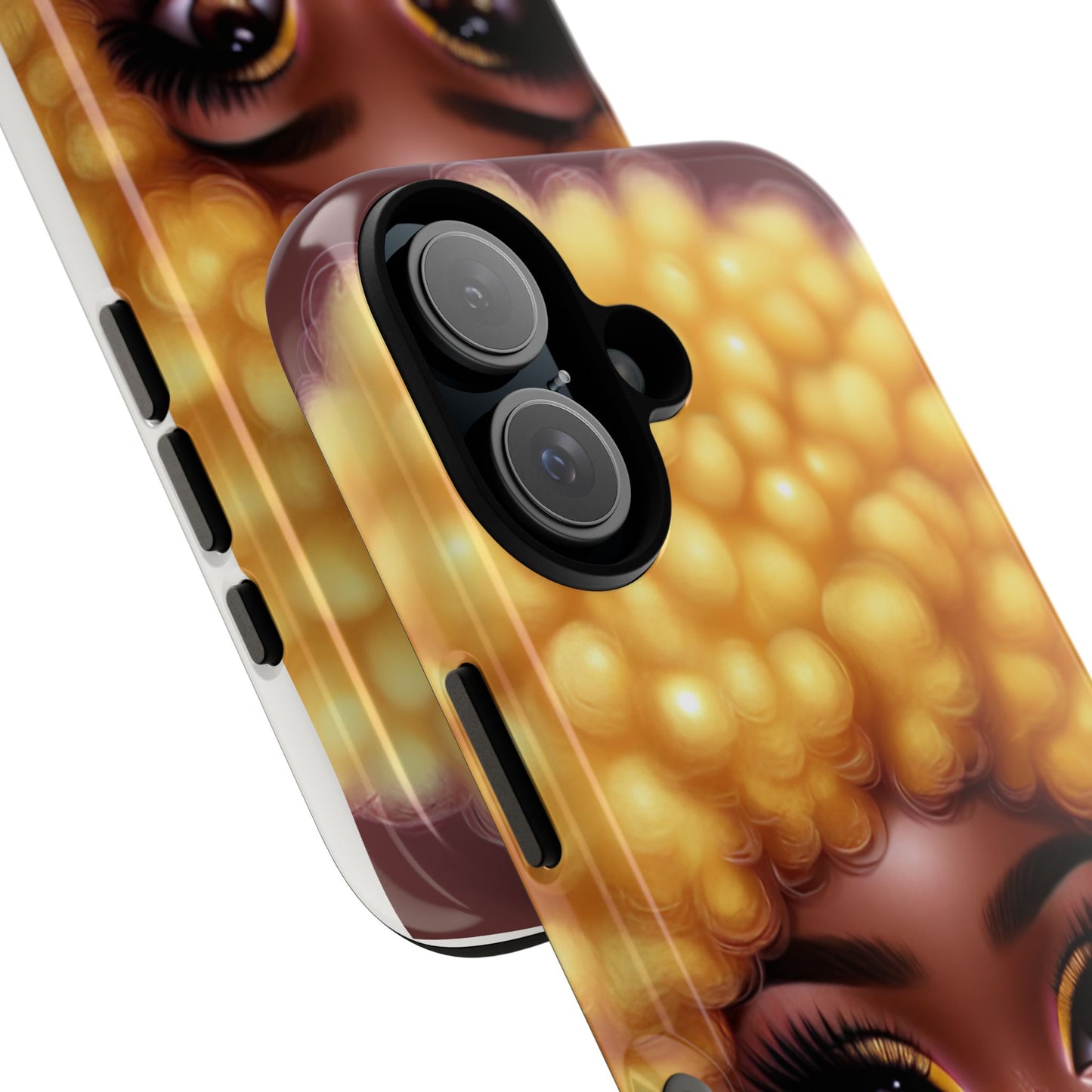 Ambitious Afro bubblegum iPhone Case - Tough Cases for Bold Expression