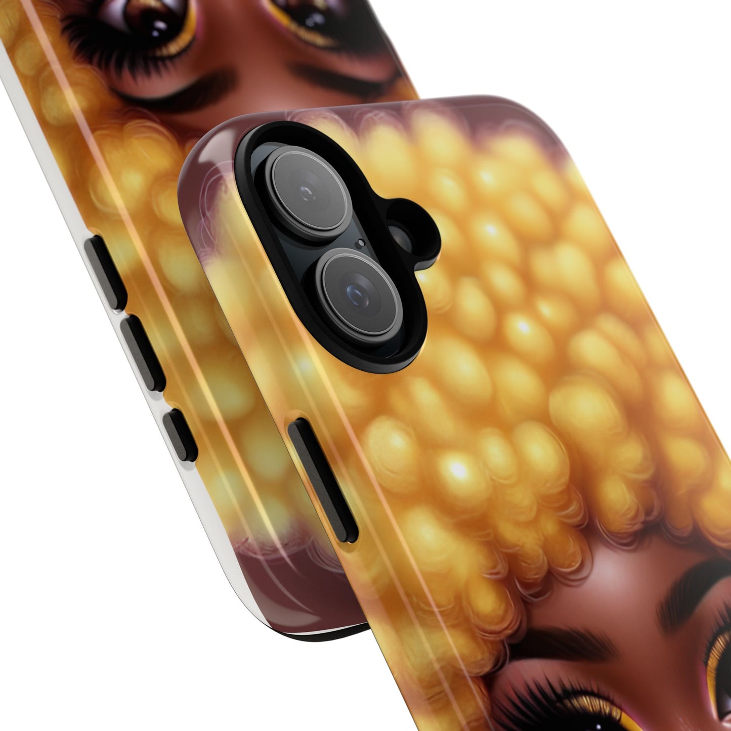 Ambitious Afro bubblegum iPhone Case - Tough Cases for Bold Expression