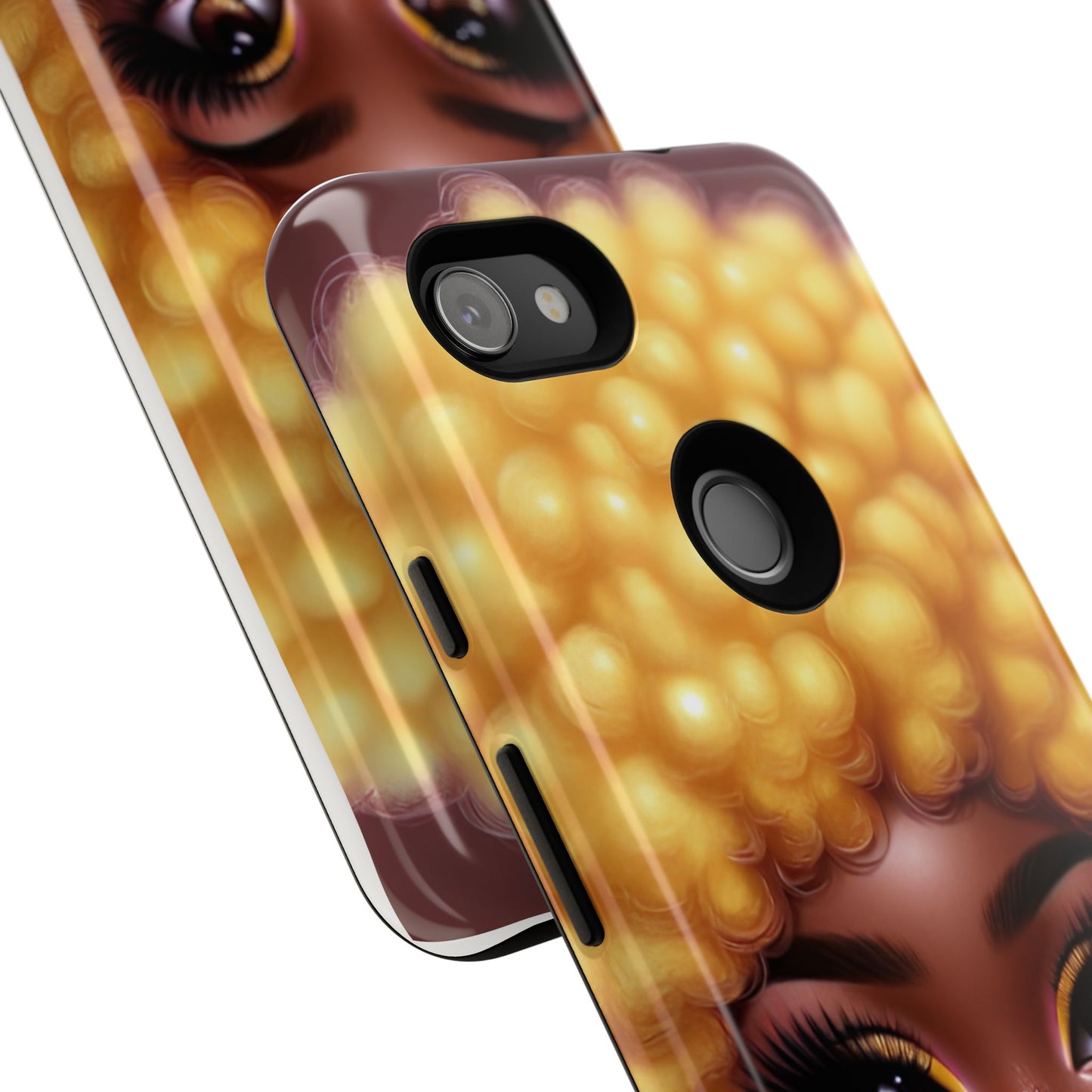 Ambitious Afro bubblegum iPhone Case - Tough Cases for Bold Expression